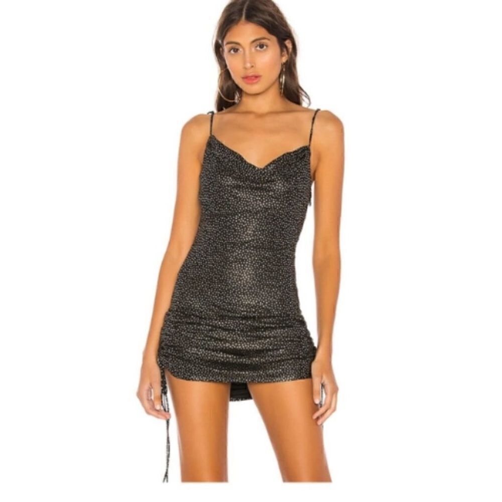 H:OURS BLACK MINI DRESS - Picture 3 of 9